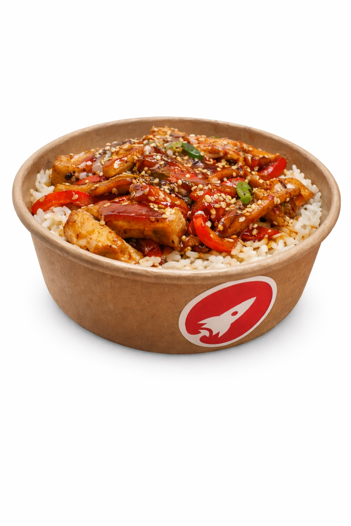 [Takeaway Lunch] Sticky Korean Chicken Bowl